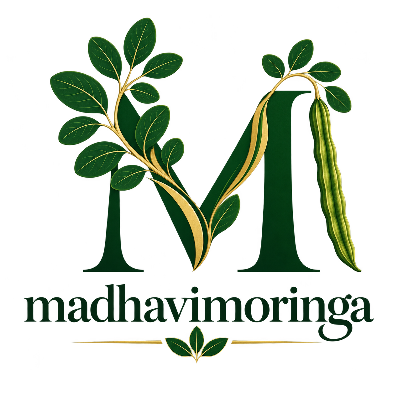 Madhavi Moringa Logo